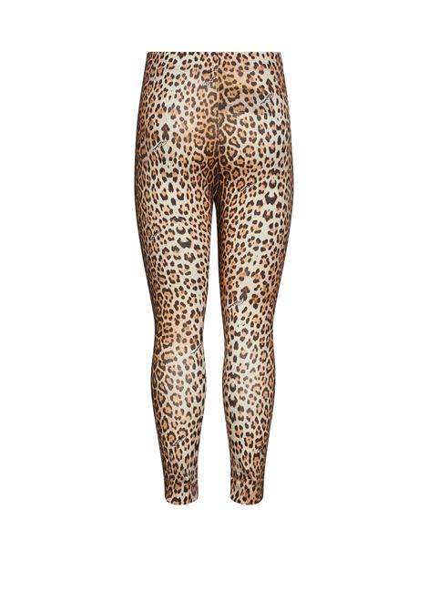 Leggings con stampa ROBERTO CAVALLI KIDS | CGP26019LEF7MACULA